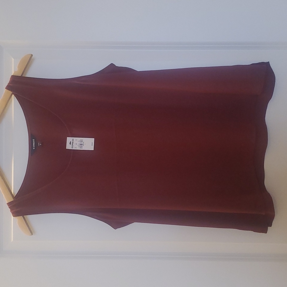 Express blouse - Large - Deep Red color